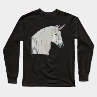 Unicorn Magic, Pure and True- Teal Long Sleeve T-Shirt